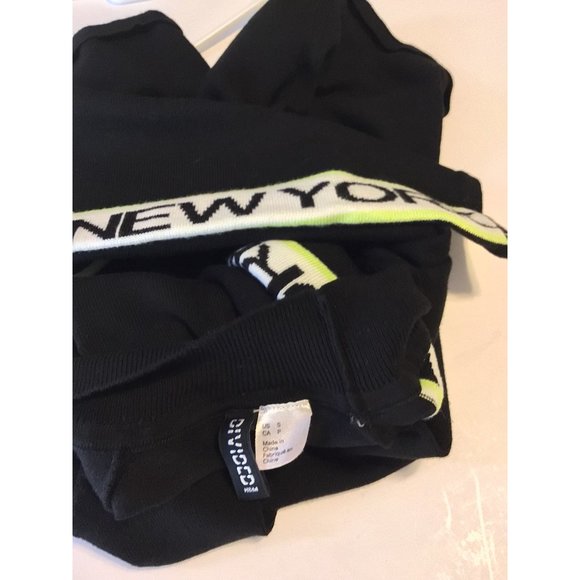 H&M Divided London / Paris / New York Crop Top/Sweater Small - Picture 14 of 14